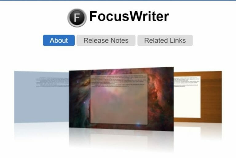 focuswriter new page focuswriter new page